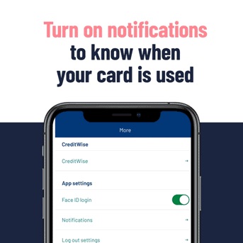 image of mobile phone showing the notifications app screen